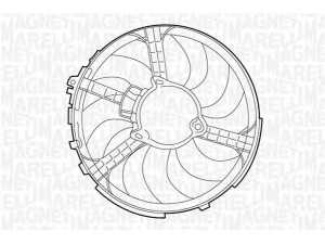 MAGNETI MARELLI 069422033010 ventiliatorius, radiatoriaus 
 Aušinimo sistema -> Oro aušinimas
46723521