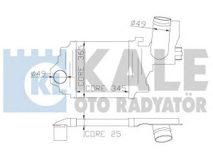 KALE OTO RADYATÖR 348100 tarpinis suslėgto oro aušintuvas, kompresorius 
 Variklis -> Oro tiekimas -> Įkrovos agregatas (turbo/superįkrova) -> Tarpinis suslėgto oro aušintuvas
77 00 436 091, 82 00 252 209, 82 00 685 747