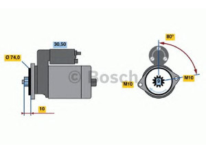 BOSCH 0 986 018 701 starteris 
 Elektros įranga -> Starterio sistema -> Starteris
28100 11100, 28100 11160, 28100-0E010