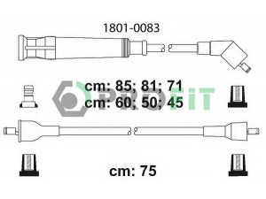 PROFIT 1801-0083 uždegimo laido komplektas 
 Kibirkšties / kaitinamasis uždegimas -> Uždegimo laidai/jungtys
12121714154, 12121720529
