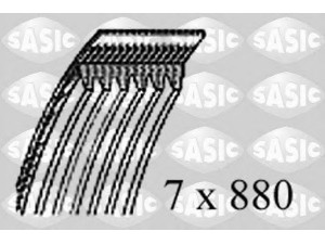SASIC 1774054 V formos rumbuoti diržai 
 Techninės priežiūros dalys -> Techninės priežiūros intervalai
8200830184