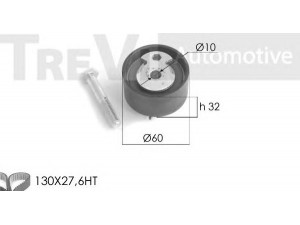 TREVI AUTOMOTIVE KD1202 paskirstymo diržo komplektas 
 Techninės priežiūros dalys -> Papildomas remontas
1136426, 1C1Q6M260AA