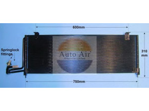 AUTO AIR GLOUCESTER 16-9699 kondensatorius, oro kondicionierius 
 Oro kondicionavimas -> Kondensatorius
55036595AB