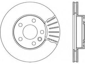 OPEN PARTS BDA1843.20 stabdžių diskas 
 Stabdžių sistema -> Diskinis stabdys -> Stabdžių diskas
701615301F, 7D0615301A, 7D0615301C
