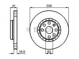 BOSCH 0 986 478 535 stabdžių diskas 
 Dviratė transporto priemonės -> Stabdžių sistema -> Stabdžių diskai / priedai
5 69 046, 5 69 055, 90375224, 90421727