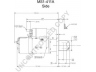 PRESTOLITE ELECTRIC MS1-411A starteris
S626, S633, 3114122, 651275X, 1122736