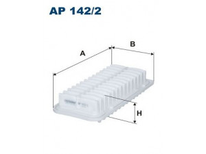 FILTRON AP142/2 oro filtras 
 Filtrai -> Oro filtras
178010Y010, 1780121030