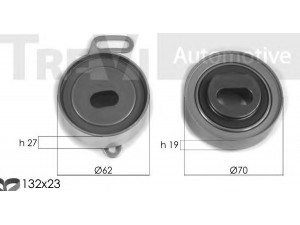 TREVI AUTOMOTIVE KD1344 paskirstymo diržo komplektas 
 Techninės priežiūros dalys -> Papildomas remontas
