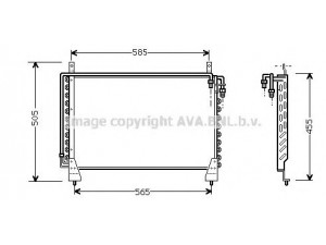 AVA QUALITY COOLING MS5198 kondensatorius, oro kondicionierius 
 Oro kondicionavimas -> Kondensatorius
1268301170, 1268301270