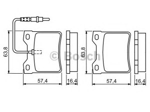 BOSCH 0 986 494 055 stabdžių trinkelių rinkinys, diskinis stabdys 
 Techninės priežiūros dalys -> Papildomas remontas
4250 81, 4251 30, 4251 93, 4252 08