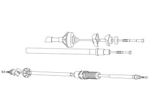 CEF VW01179 sankabos trosas 
 Sankaba/dalys -> Sankabos valdymas -> Sankabos trosas
701721335, 701721335B, 7D1721335