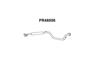 VENEPORTE PR46006 priekinis duslintuvas 
 Išmetimo sistema -> Duslintuvas
PW530173