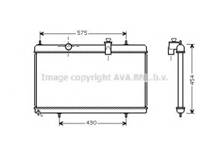 AVA QUALITY COOLING PE2313 radiatorius, variklio aušinimas 
 Aušinimo sistema -> Radiatorius/alyvos aušintuvas -> Radiatorius/dalys
1330P6, 9651916080