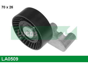 LUCAS ENGINE DRIVE LA0509 kreipiantysis skriemulys, V formos rumbuotas diržas 
 Diržinė pavara -> V formos rumbuotas diržas/komplektas -> Laisvasis/kreipiamasis skriemulys
11287505567, 11287515280, 11287549590
