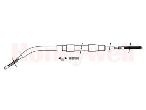 BENDIX 432997B trosas, stovėjimo stabdys