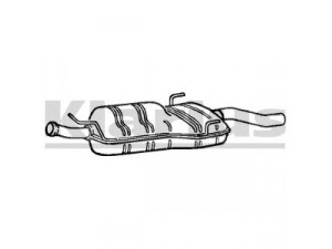 KLARIUS SB89P galinis duslintuvas 
 Išmetimo sistema -> Duslintuvas
4225926, 4896254, 4896262, 4904801