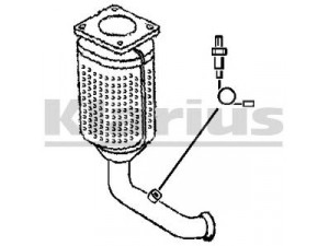 KLARIUS 322070 katalizatoriaus keitiklis 
 Išmetimo sistema -> Katalizatoriaus keitiklis
1705SN, 170678, 1705SN, 170678