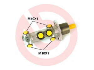 BREMBO M 23 027 pagrindinis cilindras, stabdžiai 
 Stabdžių sistema -> Pagrindinis stabdžių cilindras
9050521, 9944386, 9951116, 402253