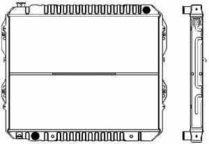 SAKURA  Automotive 1461-0202A radiatorius, variklio aušinimas