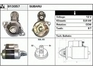 EDR 913057 starteris 
 Elektros įranga -> Starterio sistema -> Starteris
23300-AA00, 23300-AA000, 23300-AA030
