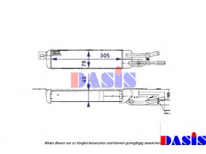 AKS DASIS 136480N alyvos aušintuvas, variklio alyva 
 Aušinimo sistema -> Radiatorius/alyvos aušintuvas -> Alyvos aušintuvas
4375010701, A4375010701