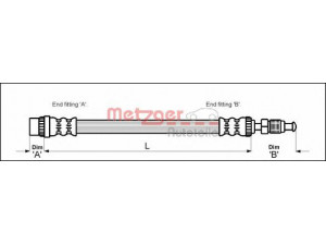 METZGER 4114712 stabdžių žarnelė 
 Stabdžių sistema -> Stabdžių žarnelės
4806.82, 1479197080, 1486594080