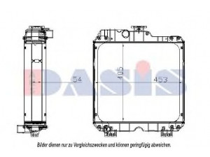 AKS DASIS 440311N radiatorius, variklio aušinimas