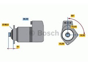 BOSCH 0 986 011 590 starteris
K41 593, 01163556, 116 3556, 1701 051