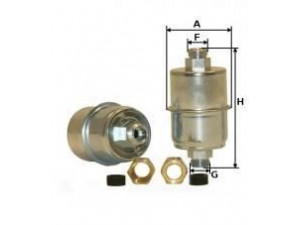 UNIFLUX FILTERS XN194 kuro filtras 
 Techninės priežiūros dalys -> Papildomas remontas
1640020805, 16400AH201, 16400E5200