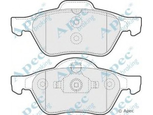 APEC braking PAD1270 stabdžių trinkelių rinkinys, diskinis stabdys 
 Techninės priežiūros dalys -> Papildomas remontas
410601237R, 7701206598, 7701208183