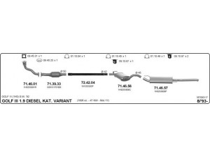 IMASAF 587000117 išmetimo sistema 
 Išmetimo sistema -> Išmetimo sistema, visa