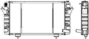 SAKURA  Automotive 1261-0306 radiatorius, variklio aušinimas