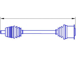 SERCORE 22376 kardaninis velenas 
 Ratų pavara -> Kardaninis velenas
8D0407271BQ, 8D0407271EK, 8D0407451N