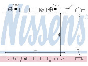 NISSENS 63037 radiatorius, variklio aušinimas 
 Aušinimo sistema -> Radiatorius/alyvos aušintuvas -> Radiatorius/dalys
1300 157, 91149885, 1300 157, 91149885