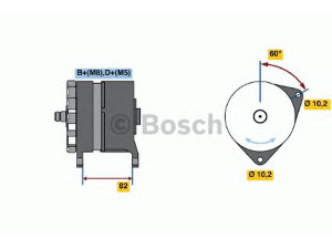 BOSCH 0 120 469 845 kintamosios srovės generatorius 
 Elektros įranga -> Kint. sr. generatorius/dalys -> Kintamosios srovės generatorius
