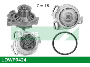 LUCAS ENGINE DRIVE LDWP0424 vandens siurblys 
 Aušinimo sistema -> Vandens siurblys/tarpiklis -> Vandens siurblys
023121004, 023121004V, 023121004X