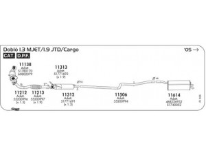 AKS DASIS SGFI353 išmetimo sistema