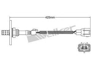 WALKER PRODUCTS 250-22052 lambda jutiklis 
 Variklis -> Variklio elektra
89465 19405, 89465 19485, 89465 29415