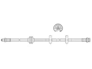 FERODO FHY3117 stabdžių žarnelė 
 Stabdžių sistema -> Stabdžių žarnelės
51700558