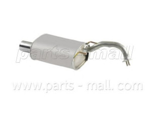 PARTS-MALL PYA-304 galinis duslintuvas 
 Išmetimo sistema -> Duslintuvas
2870027000, 2870027001, 2870027051