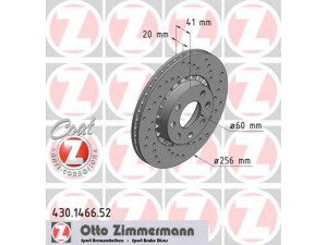ZIMMERMANN 430.1466.52 stabdžių diskas 
 Dviratė transporto priemonės -> Stabdžių sistema -> Stabdžių diskai / priedai
569 010, 569 046, 569 055, 90511128