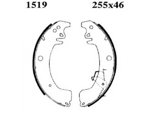 BSF 01519 stabdžių trinkelių komplektas 
 Techninės priežiūros dalys -> Papildomas remontas
7701202324, 7701202900, 7701204978