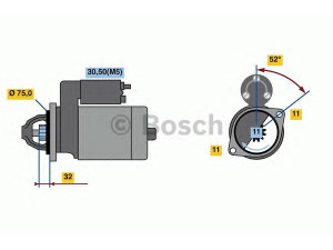 BOSCH 0 986 023 250 starteris 
 Elektros įranga -> Starterio sistema -> Starteris
55352105, 1202088, 12564088, 12568931