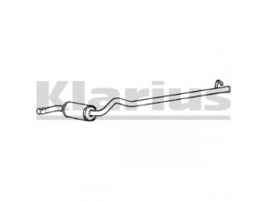 KLARIUS 260372 galinis duslintuvas 
 Išmetimo sistema -> Duslintuvas
7607676, 7607676, 7607676