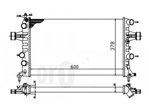 LORO 037-017-0041 radiatorius, variklio aušinimas 
 Aušinimo sistema -> Radiatorius/alyvos aušintuvas -> Radiatorius/dalys
1300188, 1300195, 1300212, 1300256