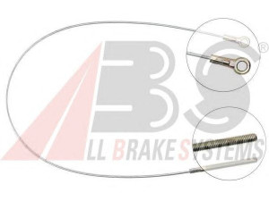 A.B.S. K11791 trosas, stovėjimo stabdys 
 Stabdžių sistema -> Valdymo svirtys/trosai
3212011