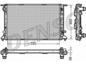 DENSO DRM02023 radiatorius, variklio aušinimas 
 Aušinimo sistema -> Radiatorius/alyvos aušintuvas -> Radiatorius/dalys
8K0121251AA, 8K0121251Q, 8K0121251Q