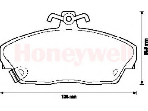 BENDIX 571976X stabdžių trinkelių rinkinys, diskinis stabdys 
 Techninės priežiūros dalys -> Papildomas remontas
45022SK3E00, GBP90336AF