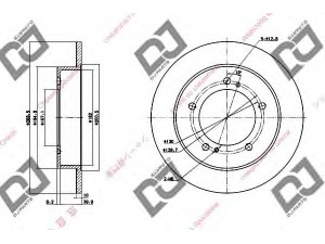 DJ PARTS BD1265 stabdžių diskas 
 Dviratė transporto priemonės -> Stabdžių sistema -> Stabdžių diskai / priedai
55211-60A00, 5521160A00, 5521180A00