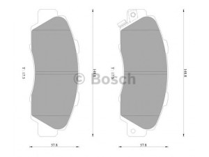 BOSCH 0 986 AB2 204 stabdžių trinkelių rinkinys, diskinis stabdys 
 Techninės priežiūros dalys -> Papildomas remontas
06450-S0A-J00, 06450-S0K-J11, 06450-S2H-J00
